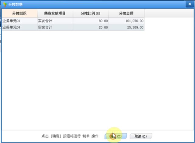 NC6跨组织薪资分摊